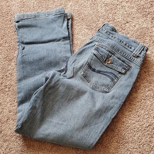 Lee Natural Bootcut High Rise Mom Jeans